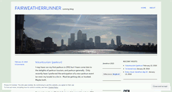 Desktop Screenshot of fairweatherrunner.co.uk