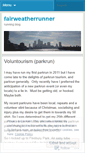 Mobile Screenshot of fairweatherrunner.co.uk
