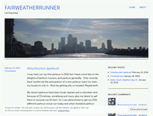 Tablet Screenshot of fairweatherrunner.co.uk